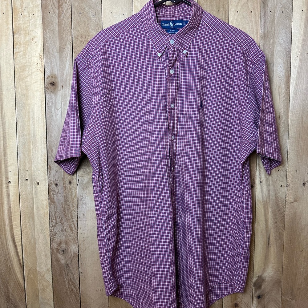 Ralph Lauren men’s button up shirt sleeve shirt